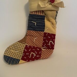 Patchwork Christmas Stocking